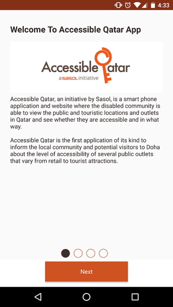 Accessible Qatar - عکس برنامه موبایلی اندروید