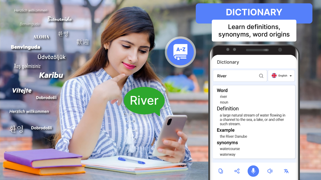 Translate Voice Translator App - عکس برنامه موبایلی اندروید