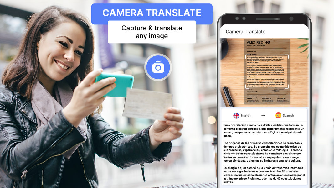 Translate Voice Translator App - عکس برنامه موبایلی اندروید