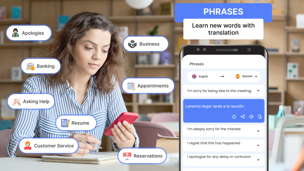 Translate Voice Translator App - عکس برنامه موبایلی اندروید