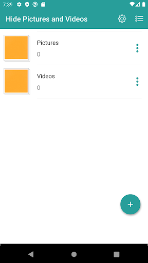 Hide Pictures Videos Audios - عکس برنامه موبایلی اندروید