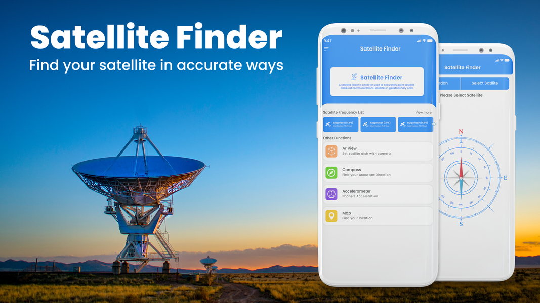 Satellite finder(DishAlign) - Image screenshot of android app