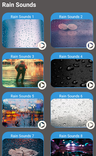 Rain Sounds - Sleep and meditation‏ - Image screenshot of android app