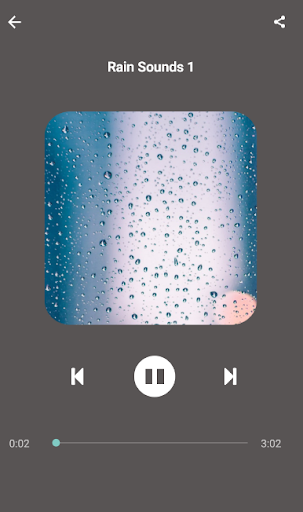 Rain Sounds - Sleep and meditation‏ - Image screenshot of android app