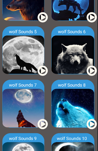 Wolf Sounds - Wolf Howls - Image screenshot of android app