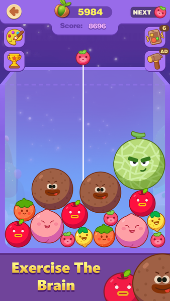 Fruit Merge Drop - Gameplay image of android game