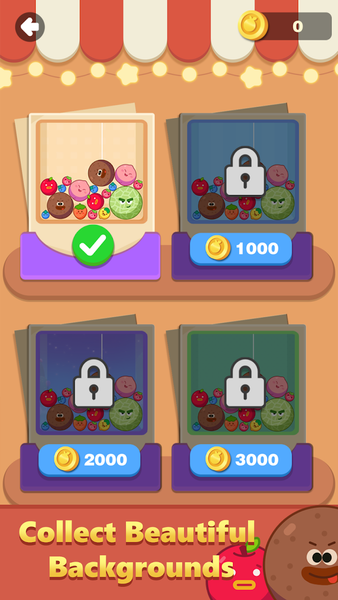 Fruit Merge Drop - Gameplay image of android game