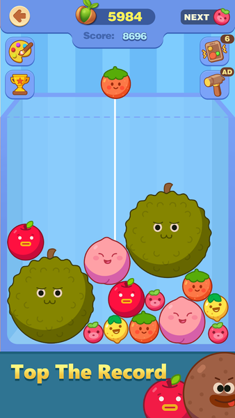 Fruit Merge Drop - Gameplay image of android game