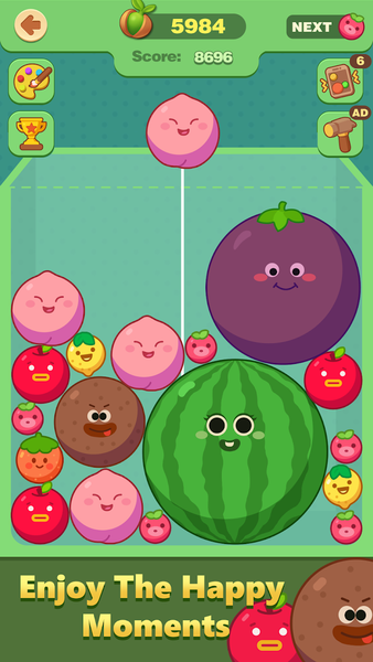 Fruit Merge Drop - Gameplay image of android game