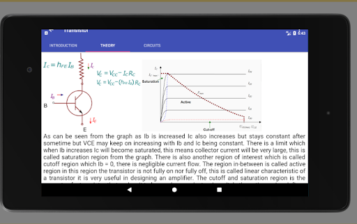 Basic Electronics: Study guide - Image screenshot of android app