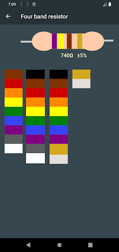 Electronics Toolbox - Image screenshot of android app