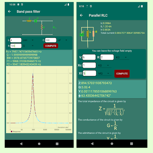 Electrocalc: Electronics tools - Image screenshot of android app