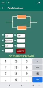 Calculatronics: EE calculators - عکس برنامه موبایلی اندروید