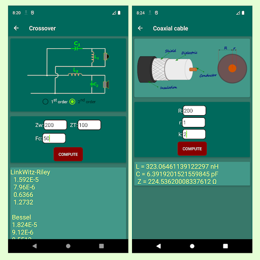 Electrocalc: Electronics tools - Image screenshot of android app