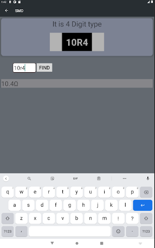 All resistor calculator - عکس برنامه موبایلی اندروید