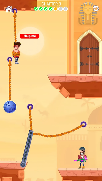 Boy Escape: Puzzle Game - Gameplay image of android game