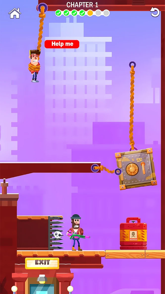 Boy Escape: Puzzle Game - Gameplay image of android game