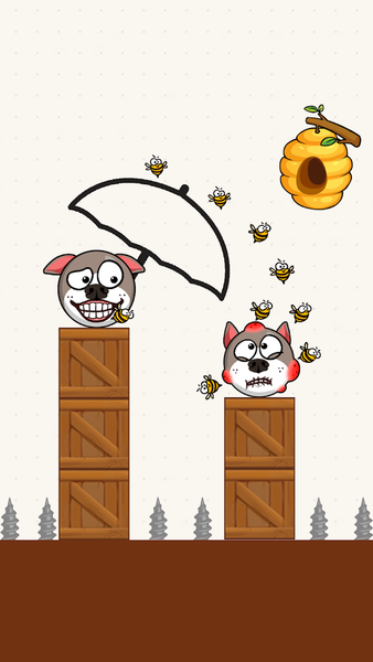 Draw To Save The Dog - عکس بازی موبایلی اندروید