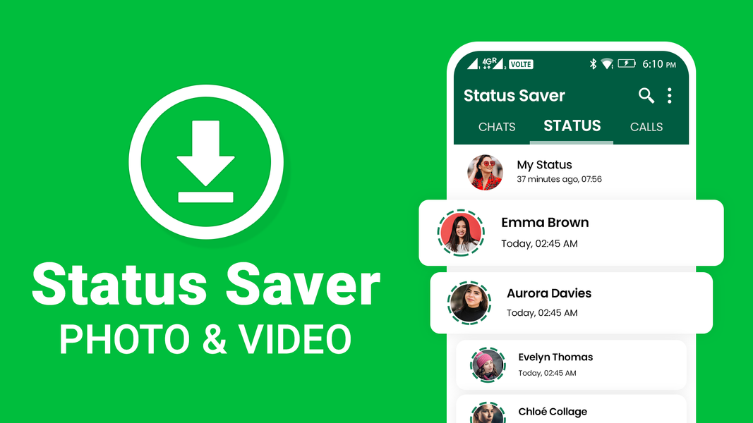 GB Version 2023: Status Saver - عکس برنامه موبایلی اندروید