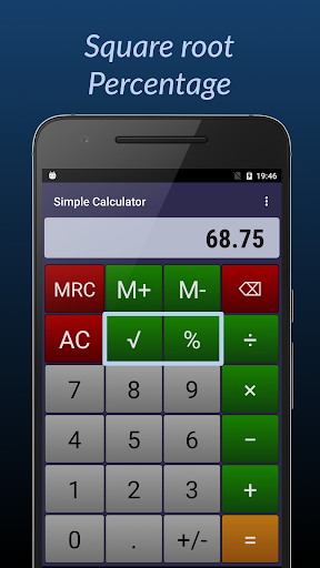 Simple Calculator - عکس برنامه موبایلی اندروید