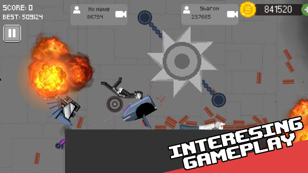 Dismount Playground - Gameplay image of android game