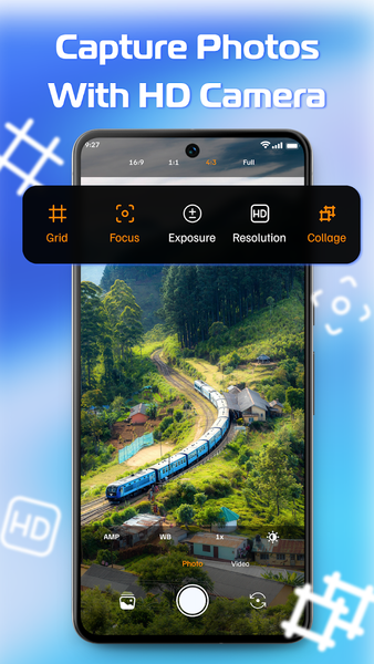 Ultra Camera HD: ۴K Camera - عکس برنامه موبایلی اندروید
