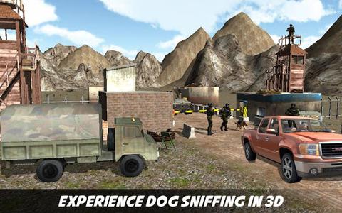 Border Patrol Sniffer Dog : Commando Army Dog Sim - عکس بازی موبایلی اندروید