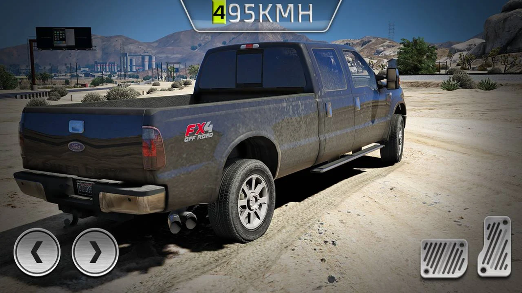 F250 Duty Pickup Driving Sim - Gameplay image of android game