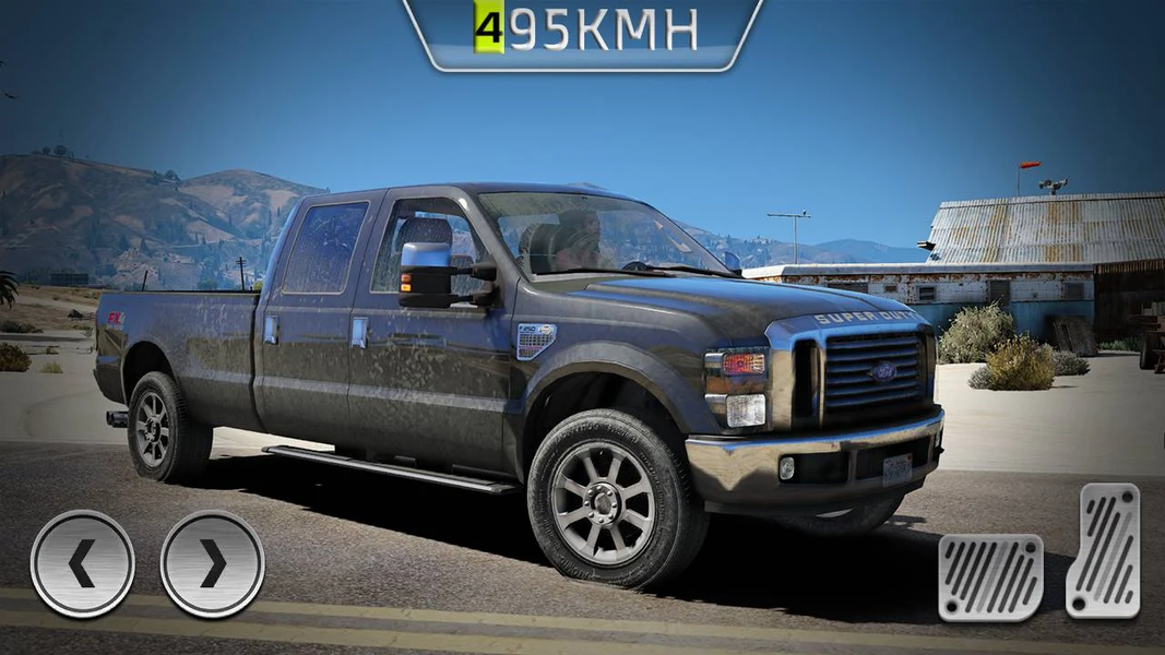 F250 Super Duty Pickup Driving - Gameplay image of android game
