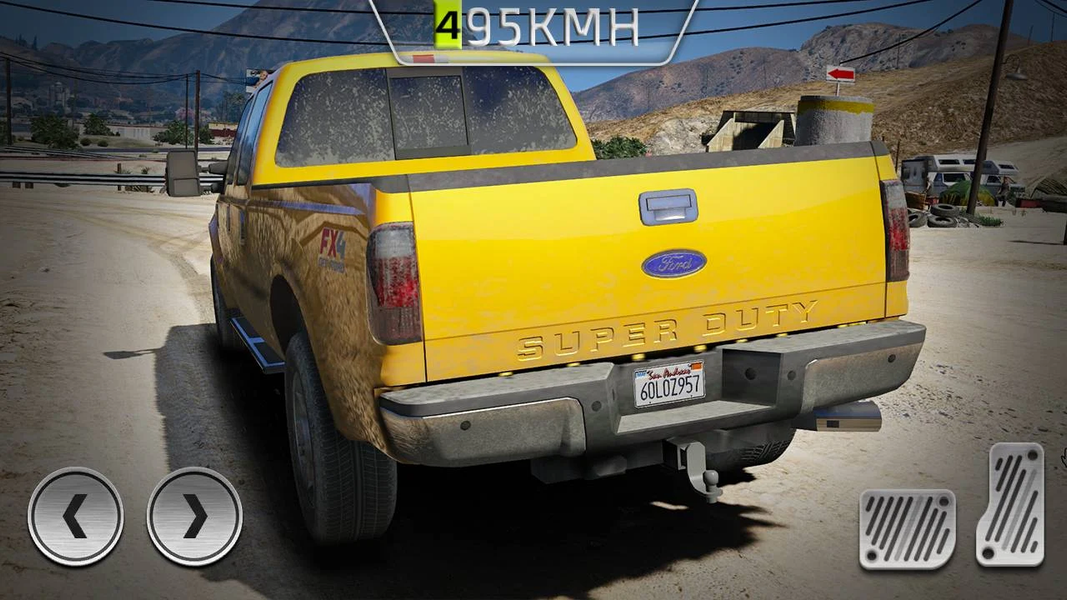 F250 Super Duty Pickup Driving - Gameplay image of android game