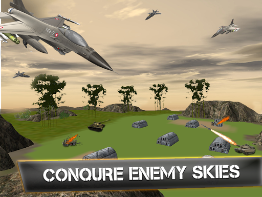Modern Sky Warplane : Air Combat Jet fighters - Gameplay image of android game