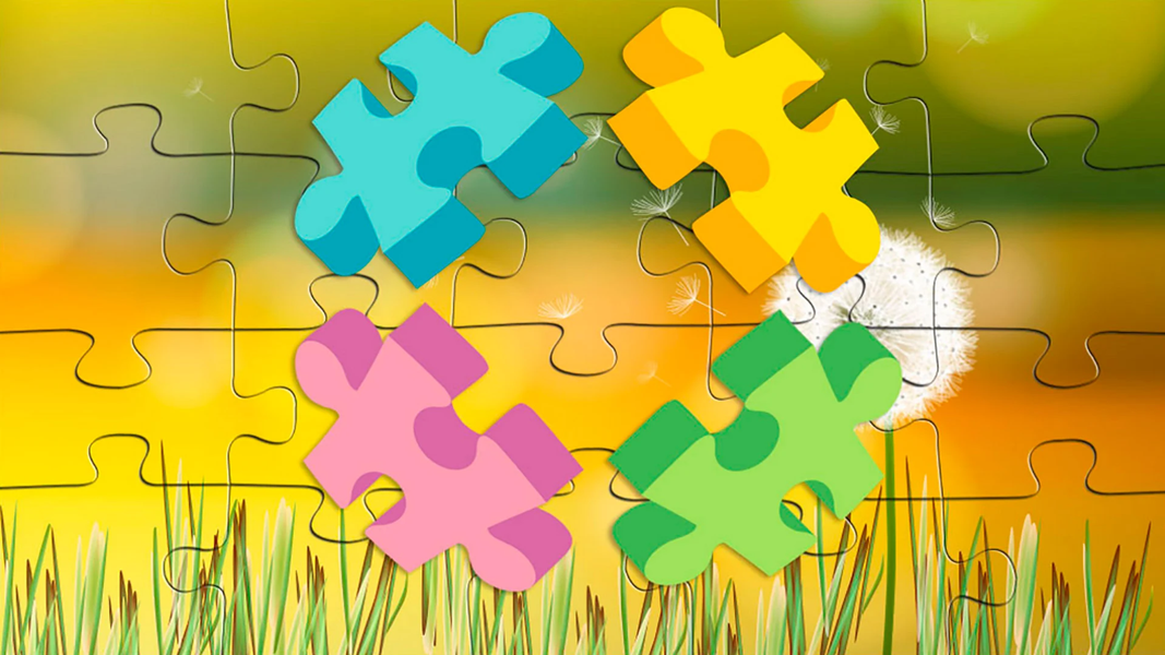 Puzzles for adults the nature - عکس بازی موبایلی اندروید