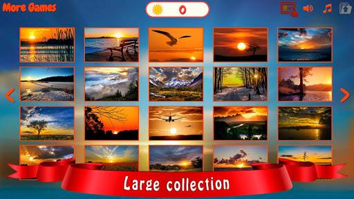 Puzzles for adults sunset - عکس بازی موبایلی اندروید