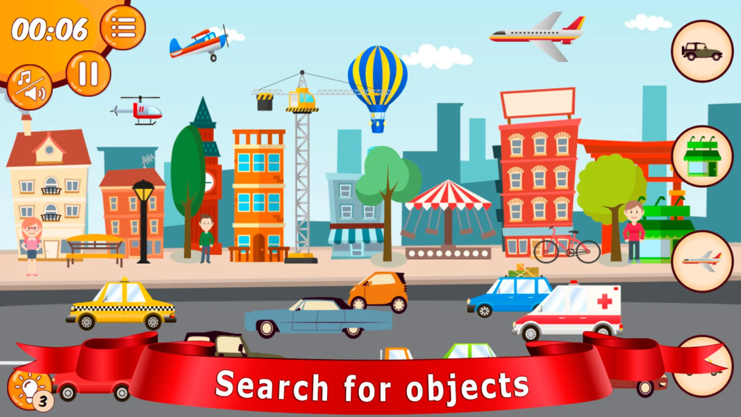 Hidden Objects games for kids - Gameplay image of android game