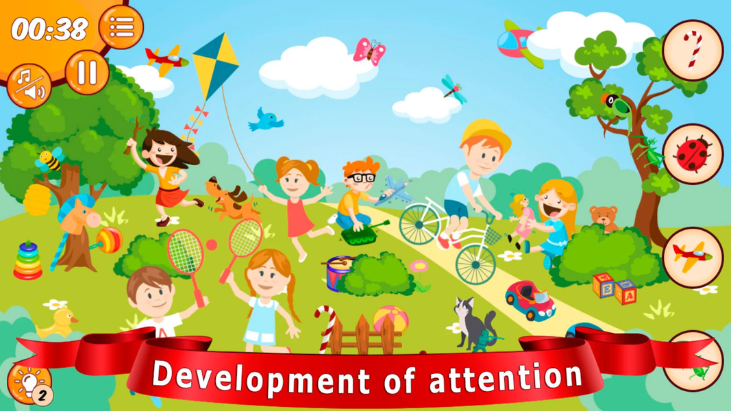 Hidden Objects games for kids - Gameplay image of android game