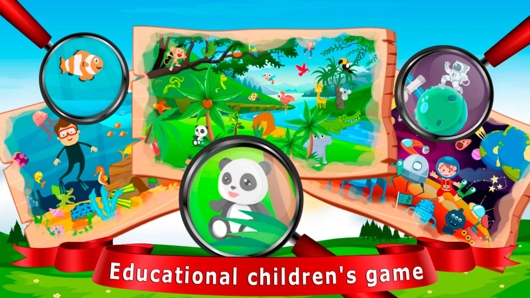 Hidden Objects games for kids - عکس بازی موبایلی اندروید