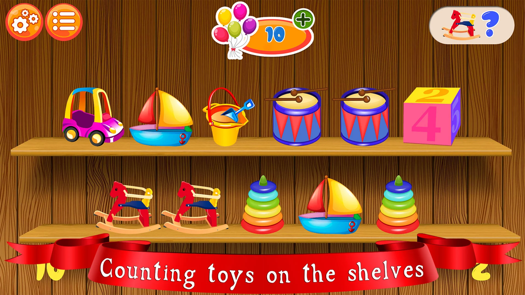 123 Numbers Games For Kids - Gameplay image of android game