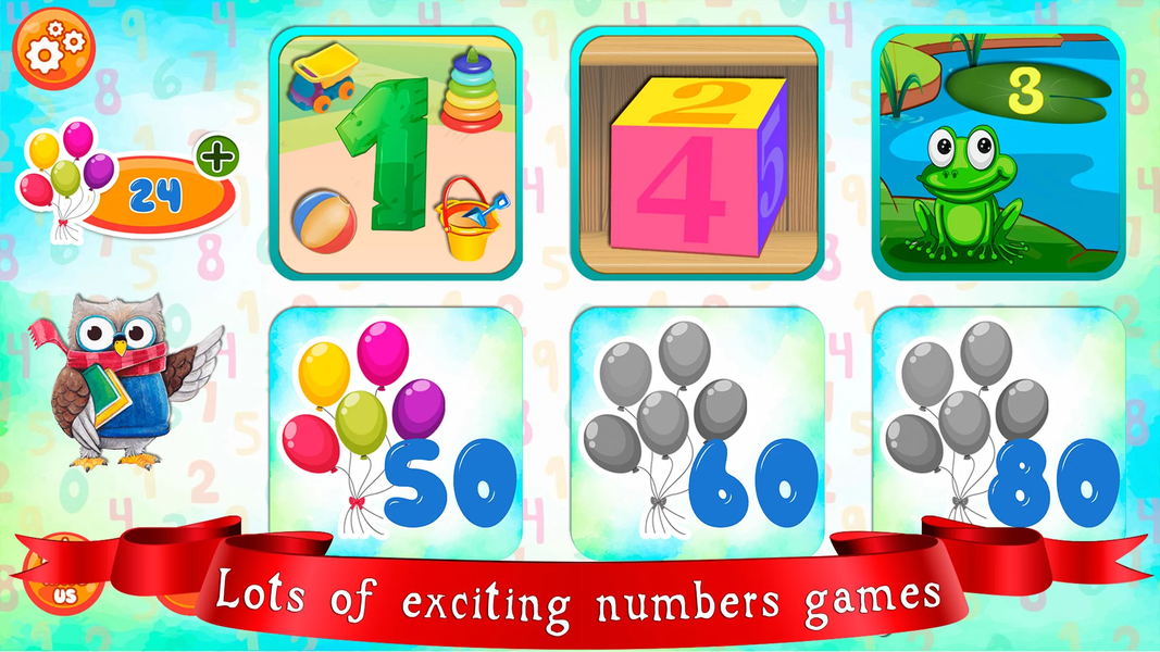 123 Numbers Games For Kids - Gameplay image of android game