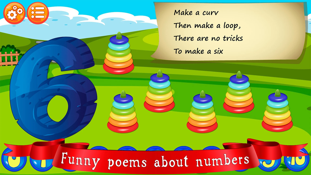 123 Numbers Games For Kids - Gameplay image of android game