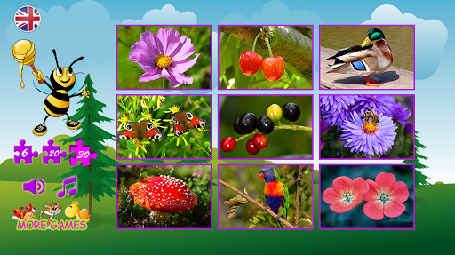 Puzzles nature - عکس برنامه موبایلی اندروید