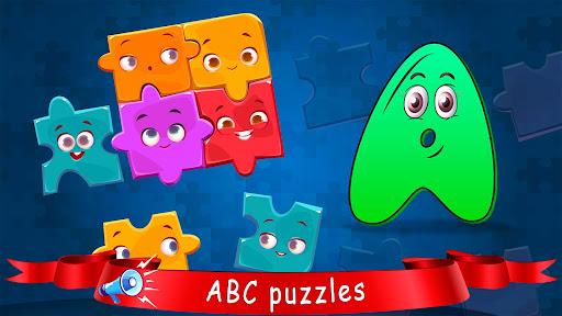 ABC puzzles - Gameplay image of android game