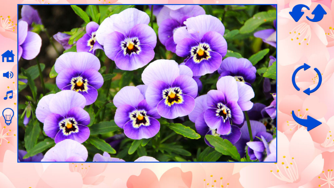 Big puzzles flowers - Gameplay image of android game