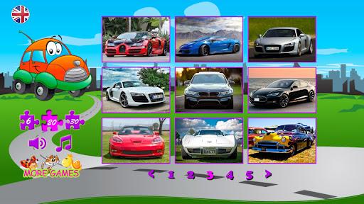 Puzzles cars - Image screenshot of android app