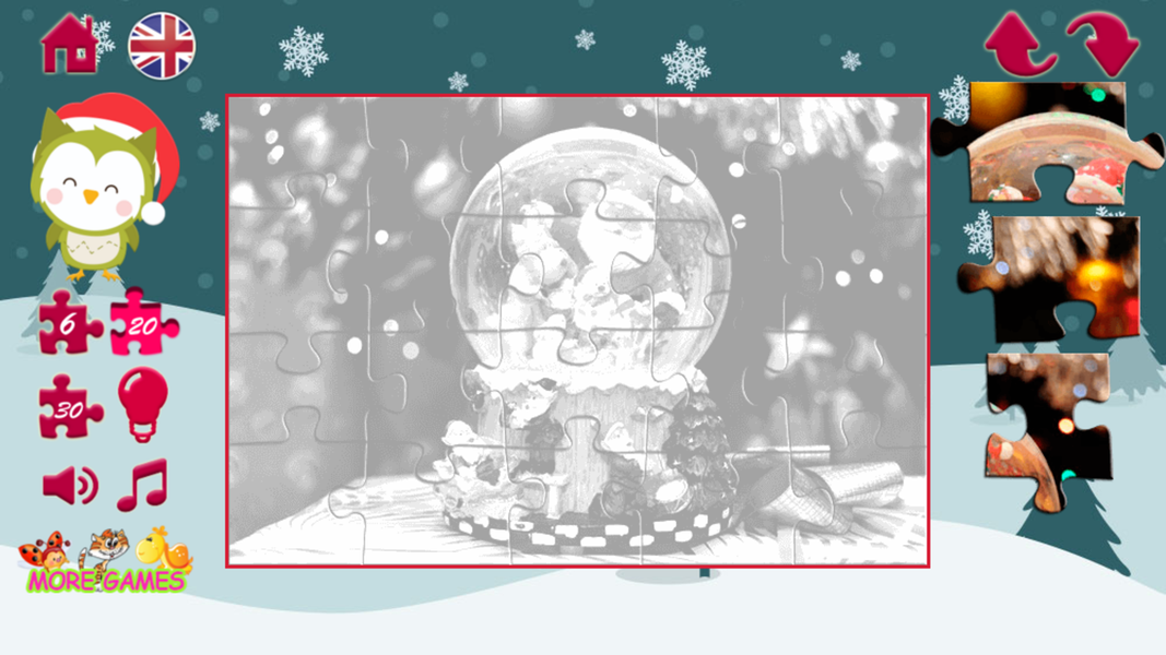 Christmas Puzzles - Gameplay image of android game