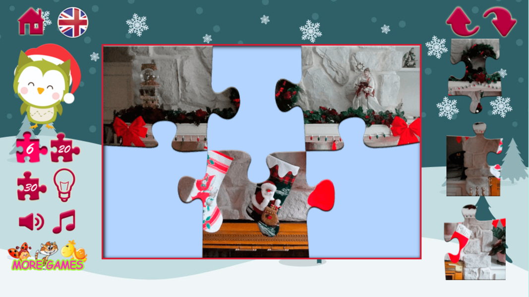 Christmas Puzzles - Gameplay image of android game