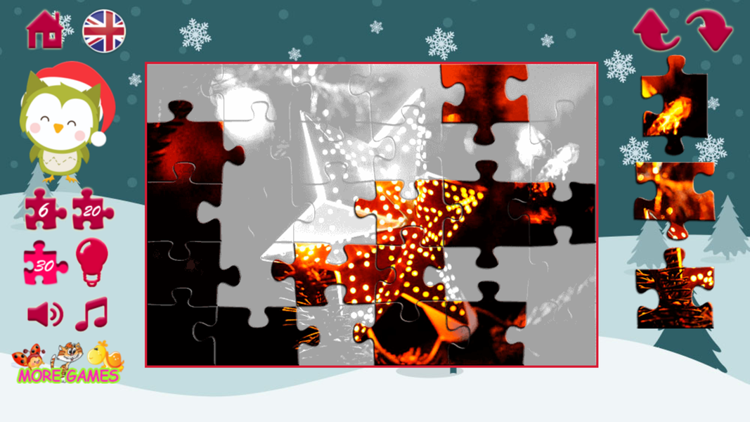 Christmas Puzzles - Gameplay image of android game