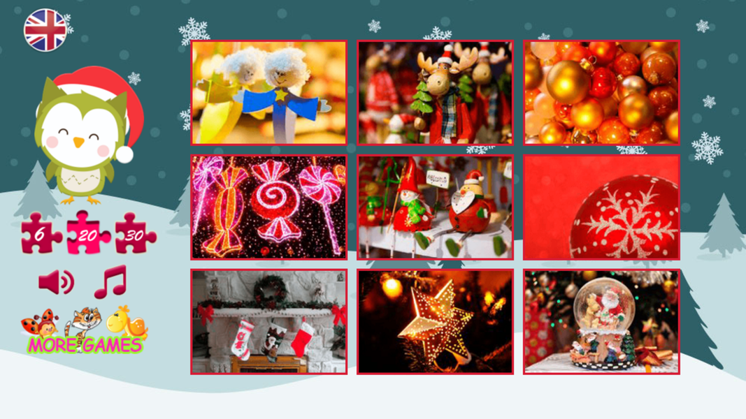 Christmas Puzzles - Gameplay image of android game