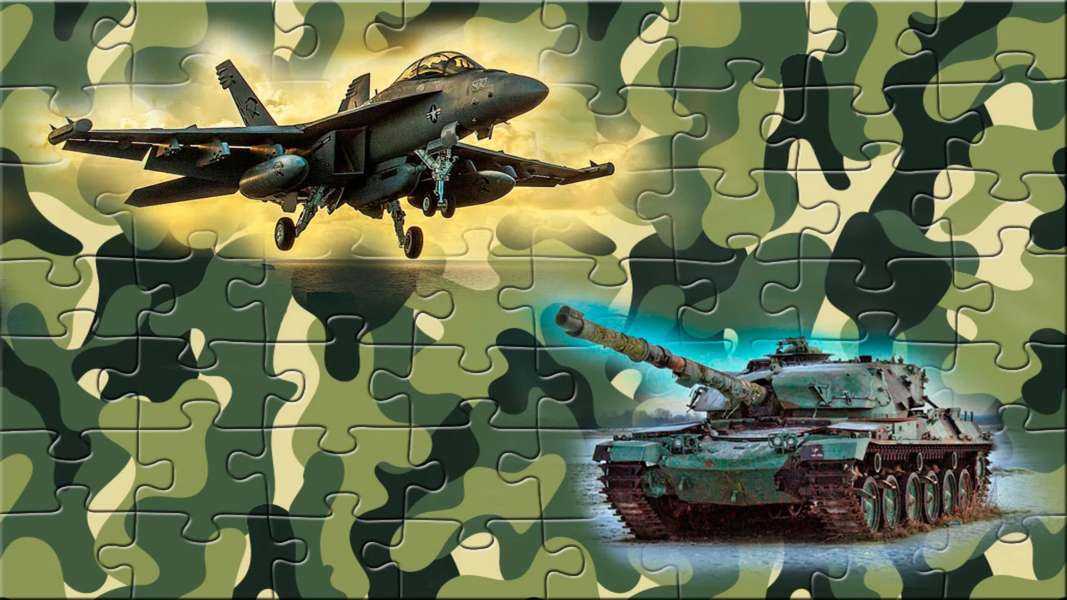 Puzzles military equipment - عکس برنامه موبایلی اندروید