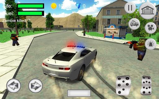 Cop simulator: Camaro patrol - Gameplay image of android game