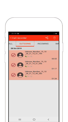All Call Recorder Lite - عکس برنامه موبایلی اندروید